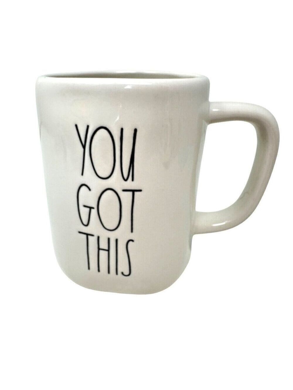 Rae Dunn YOU GOT THIS Mug Large Ceramic Motivational Coffee Cup Gift 16 oz White